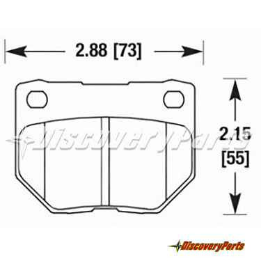 Carbotech CT461 Brake Pads - Nissan Z32-R32 Subaru WRX